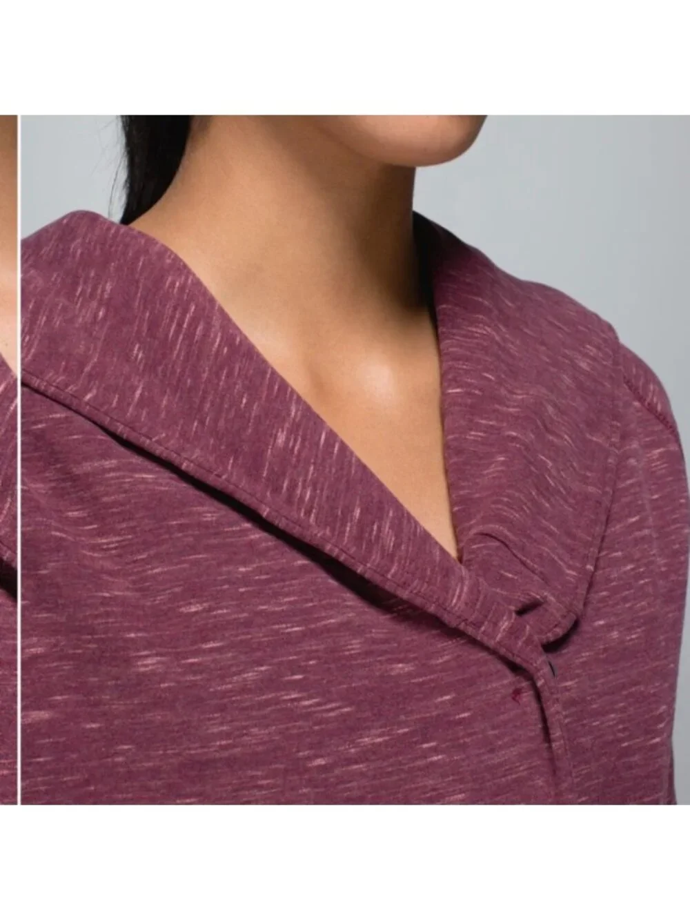 Lululemon Find Your Centre Wrap Heathered Marled Rust Berry